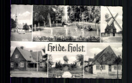 Heide In Holstein, 6 Ansichten U. A. Kirche, Mühle, Jugendherberge - Autres & Non Classés