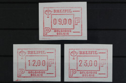 Belgien ATM, MiNr. 4, 3 Wertstufen, Postfrisch - Sonstige & Ohne Zuordnung