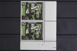 Deutschland (BRD), MiNr. 271, Senkr. Paar, Ecke Re. U., FN 1, Postfrisch - Unused Stamps