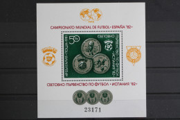 Bulgarien, Fußball, MiNr. Block 111, WM 1982, Postfrisch - Other & Unclassified