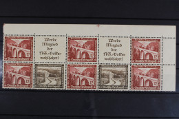 Deutsches Reich, MiNr. W 112, Ecke Re. Oben M. Passerkreuz, Postfrisch - Zusammendrucke
