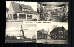 Bremen-Arbergen, Lebensmittel Wendt, Mühle, Schule - Bremen