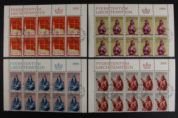Liechtenstein, MiNr. 470-473, 10er Bogenteile, ESST - Autres & Non Classés
