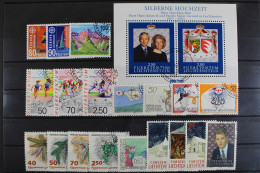 Liechtenstein, MiNr. 1033-1053, Jahrgang 1992, Gestempelt - Vollständige Jahrgänge
