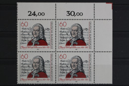 Deutschland (BRD), MiNr. 1085, 4er Block, Ecke Re. Oben, Postfrisch - Unused Stamps