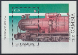 Gambia, Eisenbahn, MiNr. Block 68, Postfrisch - Gambia (1965-...)