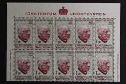 Liechtenstein, MiNr. 480, 10er Bogenteil, Postfrisch - Autres & Non Classés