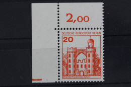 Berlin, MiNr. 533, Ecke Li. Oben, Plattenzeichen, Postfrisch - Unused Stamps
