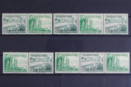 Deutsches Reich, MiNr. W 123 - W 126, 4 Zd's, Postfrisch - Zusammendrucke