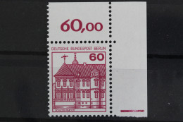 Berlin, MiNr. 611, Ecke Re. Oben, Plattenzeichen, Postfrisch - Unused Stamps