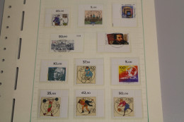 Deutschland (BRD) Jahrgang 1991 Gestempelte Eckrandsammlung - Used Stamps