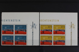 Liechtenstein, MiNr. 389-390, 4er Block, Ecke Re. Oben, Postfrisch - Andere & Zonder Classificatie