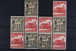Deutsches Reich, MiNr. S 266 - S 269, 4 Zd's, Postfrisch - Zusammendrucke