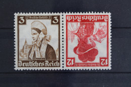 Deutsches Reich, MiNr. K 26, Falz - Zusammendrucke