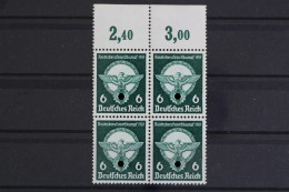 Deutsches Reich, MiNr. 689, 4er Block, Oberrand, Postfrisch - Unused Stamps