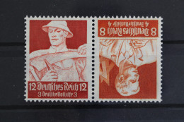 Deutsches Reich, MiNr. K 24, Falz - Zusammendrucke