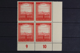 Deut. Reich, MiNr. 804, 4er Block, Ecke Re. Unten, Postfrisch - Unused Stamps