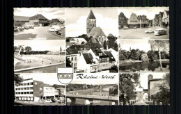 Rheine / Westf., 8 Ansichten U. A. Blick Auf St. Dionys, Bahnhof, Wappen - Autres & Non Classés