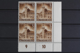 Deutsches Reich, MiNr. 806, 4er Block, Ecke Re. Unten, Postfrisch - Ungebraucht