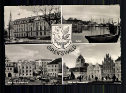 Greifswald, Universität, Hafen, Platz Der Freundschaft, Wappen - Other & Unclassified