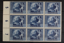 Deutsches Reich, MiNr. 820, 9er Block, PLF IV, Li. Rand, Postfrisch - Abarten & Kuriositäten
