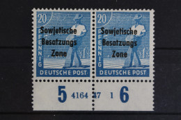 SBZ, MiNr. 189, Waag. Paar, Unterrand Mit HAN, Postfrisch - Other & Unclassified