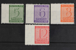 SBZ, MiNr. 116-119 B X, Linker Rand, Postfrisch, BPP Signatur - Sonstige & Ohne Zuordnung