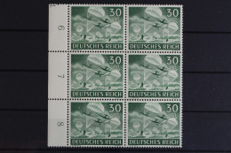 Deut. Reich, MiNr. 840, 6er Block, Li. Rand Mit DZ 1, Postfrisch - Nuevos