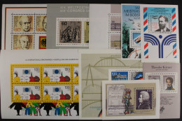 Deutschland (BRD), MiNr. Block 18-26, Postfrisch - Unused Stamps