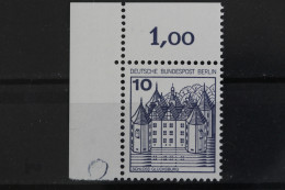 Berlin, MiNr. 532, Ecke Li. Oben, Plattenzeichen, Postfrisch - Unused Stamps