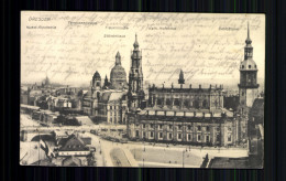 Dresden, Frauenkirche, Ständehaus, Kath. Hofkirche, Schloßturm - Autres & Non Classés