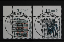 Deutschland (BRD), MiNr. 2306-2307, Ecken Links Oben, ESST - Altri & Non Classificati