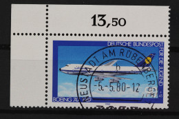 Deutschland (BRD), MiNr. 1043, Ecke Li. Oben, Gestempelt - Used Stamps