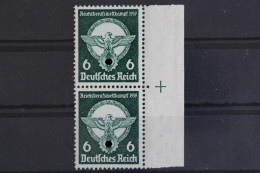 Deutsches Reich, MiNr. 689, Senkr. Paar, Re. Rand, Passerkreuz, Postfrisch - Ungebraucht