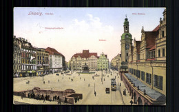 Leipzig, Markt, Untergrundmeßhalle, Meßamt, Altes Rathaus - Autres & Non Classés