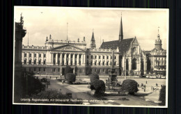 Leipzig, Augustusplatz Mit Uni, Paulinerkirche Und Mendebrunnen - Other & Unclassified
