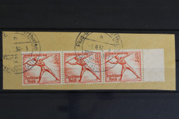 Deutsches Reich, MiNr. 612, Waag. 3er Streifen, Briefstück - Sonstige & Ohne Zuordnung