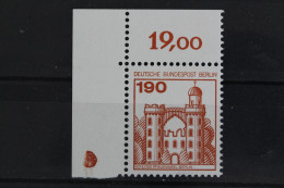 Berlin, MiNr. 539, Ecke Li. Oben, Plattenzeichen, Postfrisch - Unused Stamps