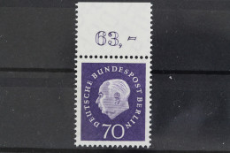 Berlin, MiNr. 186 W P, Oberrand, Postfrisch - Ungebraucht