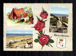 Bredene, 3 Bilder Karte, Rosen, Wappen - Autres & Non Classés