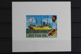 Liberia, Schiffe, MiNr. Block 81 B, Postfrisch - Liberia