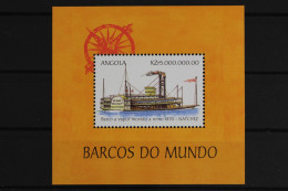 Angola, Schiffe, MiNr. Block 63, Postfrisch - Angola