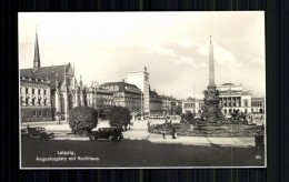 Leipzig, Augustusplatz Mit Hochhaus - Autres & Non Classés