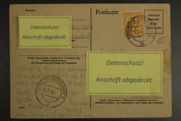 Bizone, 6 Pf. AM-Post Auf Gebühr Bezahlt GS, Ab 1.4.46 Ab Hamburg - Altri & Non Classificati
