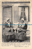 R164449 Notre Auvergne. Two Women Near The House - World