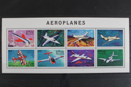 Malediven, Flugzeuge, MiNr. 3091-3098, Kleinbogen, Postfrisch - Maldives (1965-...)