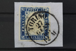 Italien, MiNr. 14, Briefstück - Non Classés
