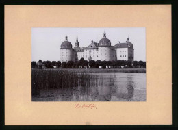 Fotografie Brück & Sohn Meissen, Ansicht Moritzburg, Gewässer Am Jagdschloss  - Lieux