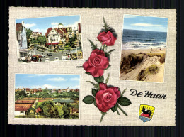 De Haan, 2 Ortsansichten, Strand, Rosen, Wappen - Sonstige & Ohne Zuordnung