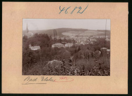 Fotografie Brück & Sohn Meissen, Ansicht Bad Elster, Blick über Den Ort Mit Kirche  - Lieux